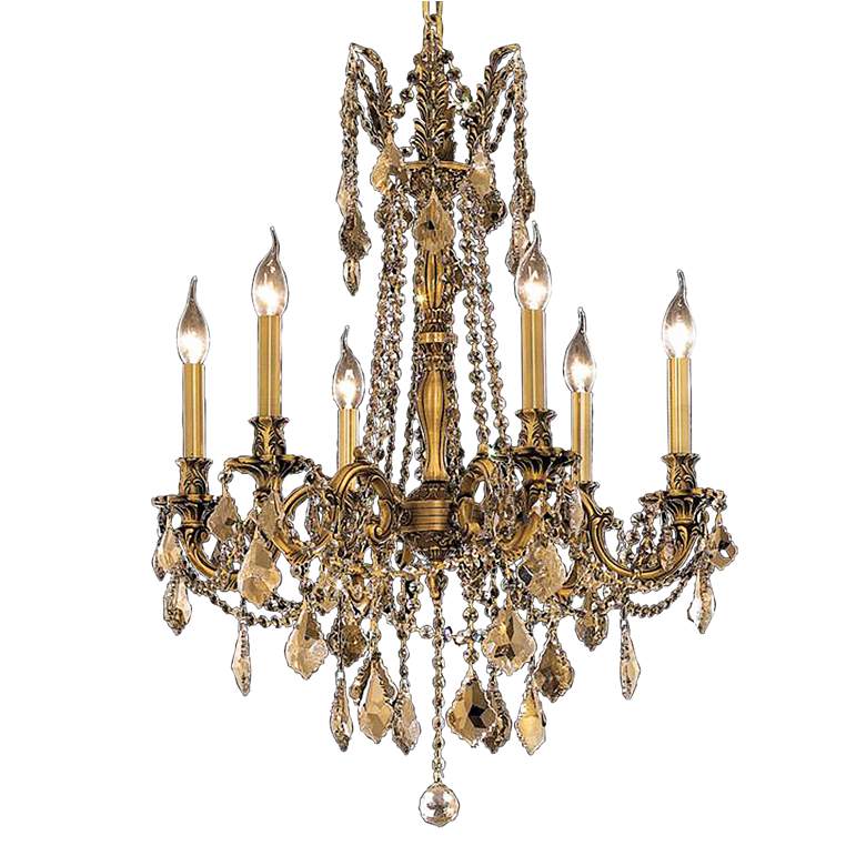 Image 1 Rosalia Collection 23 inch Wide French Gold Chandelier