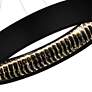 3_Rosalina 26" Wide Matte Black LED Ring Chandelier more views