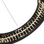 4_Rosalina 26" Wide Matte Black LED Ring Chandelier more views