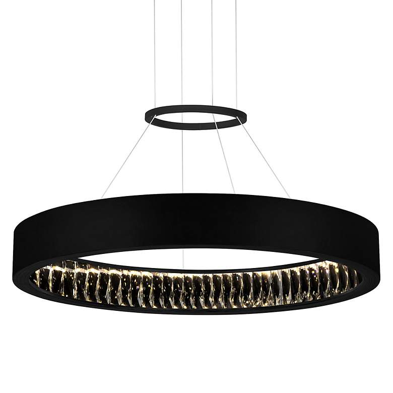 Image 2 Rosalina LED Chandelier With Matte Black Finish more views