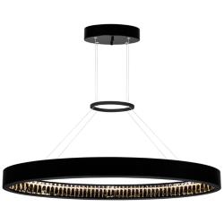 Rosalina LED Chandelier With Matte Black Finish