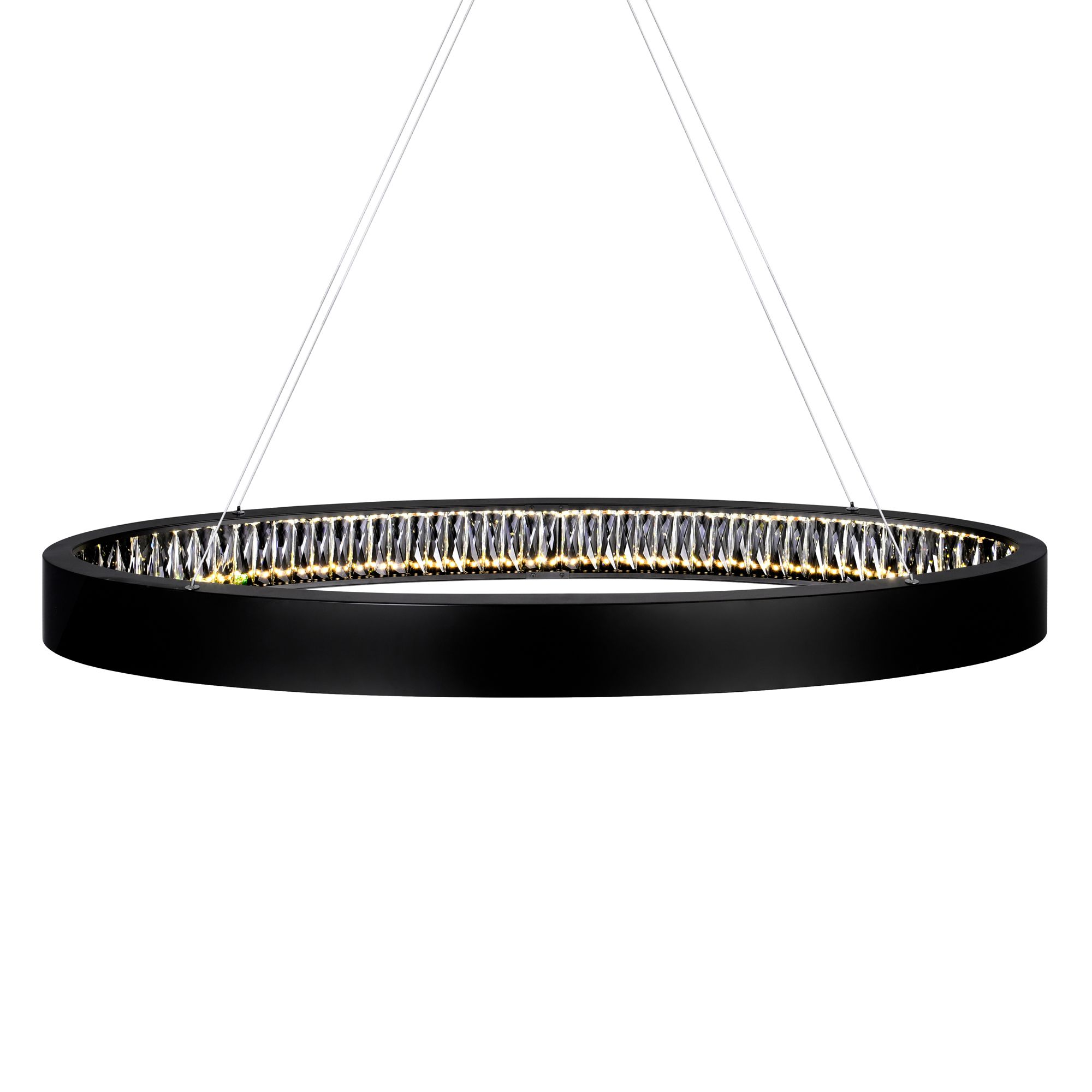 Image 3 Rosalina LED Chandelier With Matte Black Finish more views