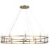 Rosalind 50" Wide Brushed Natural Brass 10-Light Chandelier
