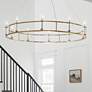 Thumbnail2 of Rosalind 50" Wide Brushed Natural Brass 10-Light Chandelier