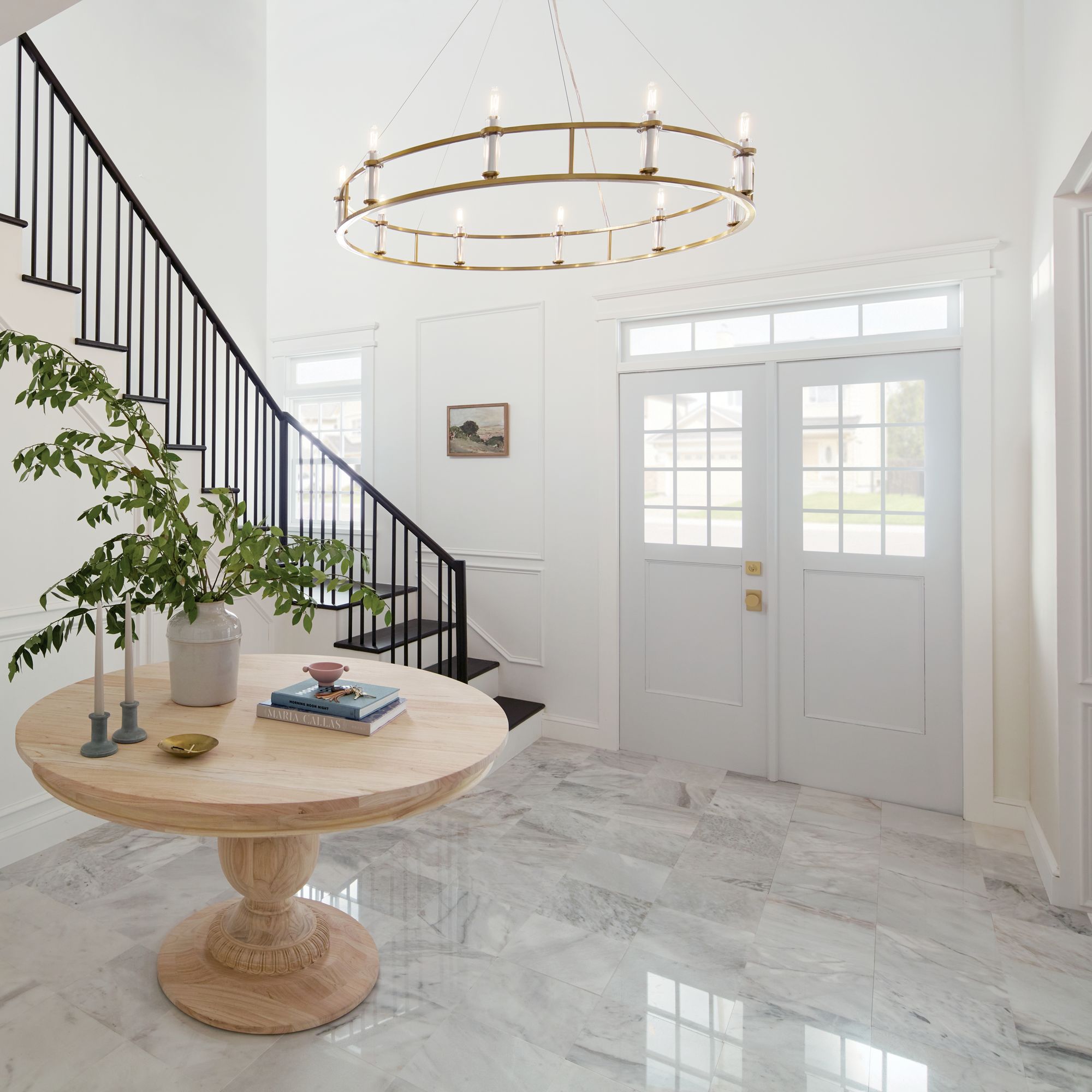 Image 6 Rosalind 50" Wide Brushed Natural Brass 10-Light Chandelier more views