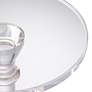 4_Rosaline 13 1/4" Wide Clear Acrylic Pedestal Side Table more views