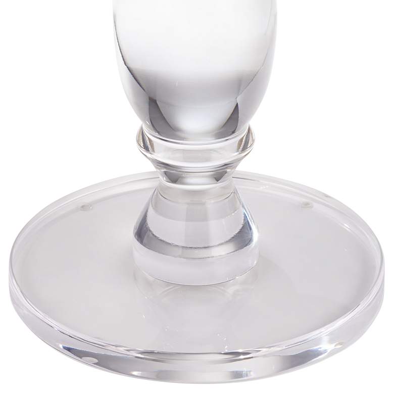 Image 5 Rosaline 13 1/4" Wide Clear Acrylic Pedestal Side Table more views