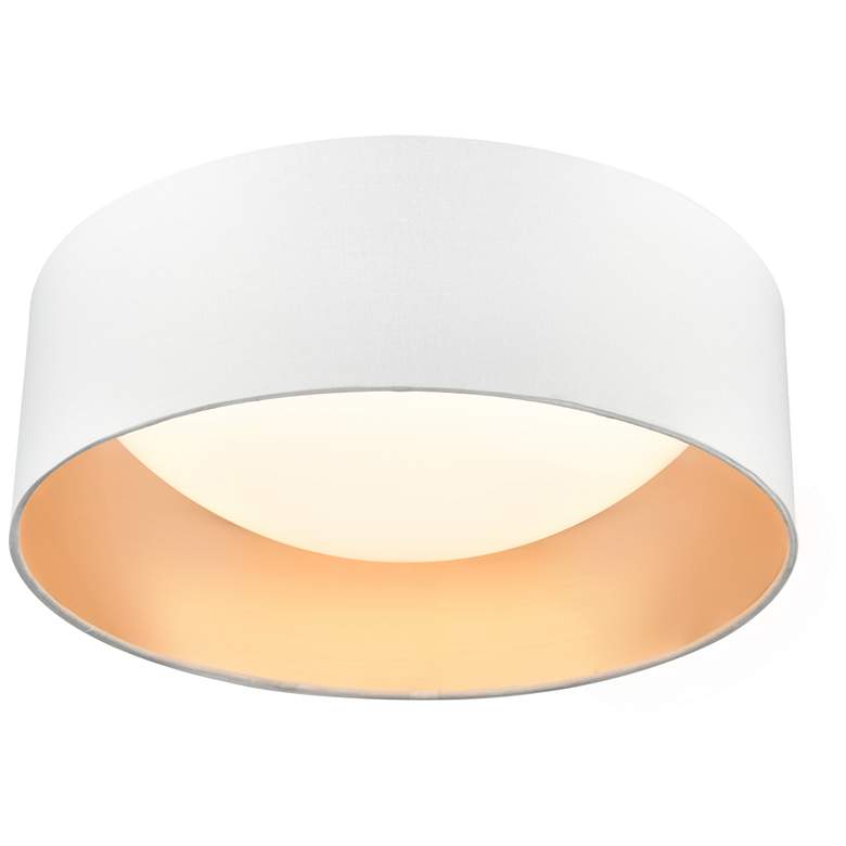 Image 1 Rosata 12.5" Wide LED Flushmount Light in White