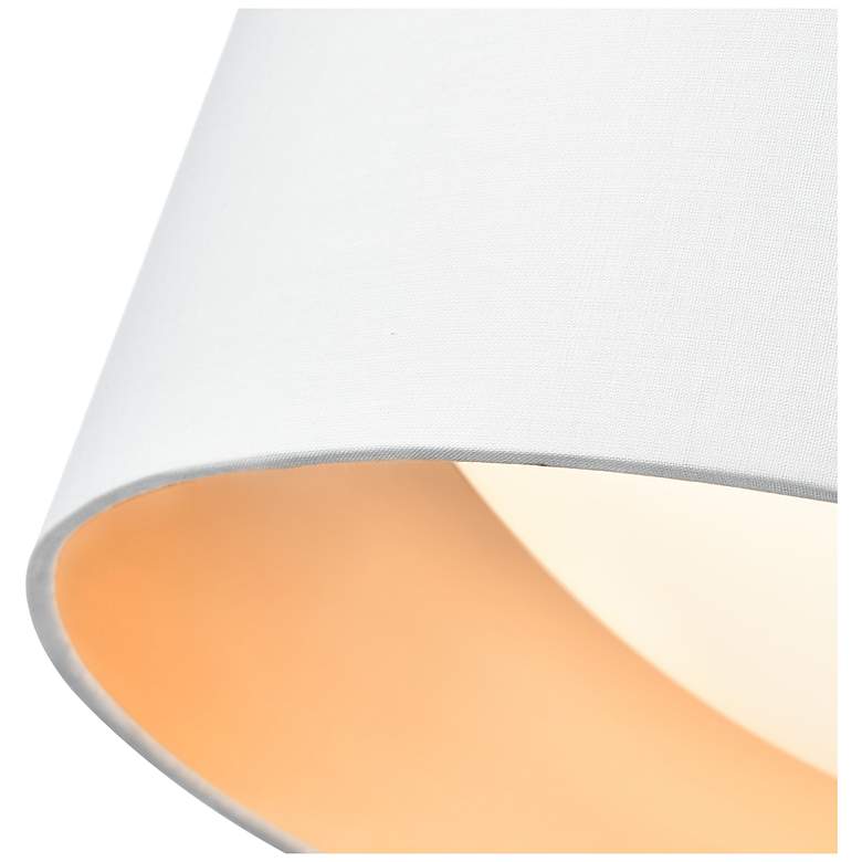 Image 4 Rosata 12.5" Wide LED Flushmount Light in White more views