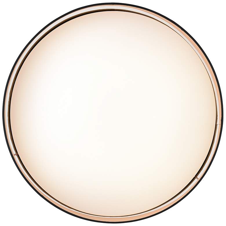 Image 3 Rosata 20" Wide LED Flushmount Light in Black more views