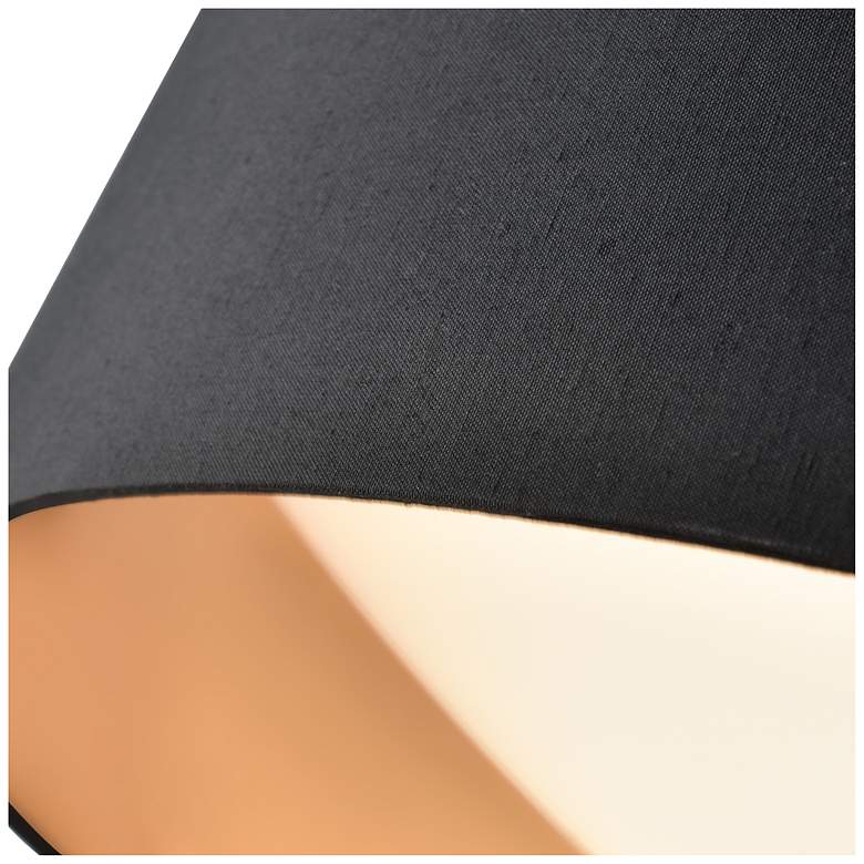 Image 4 Rosata 20" Wide LED Flushmount Light in Black more views