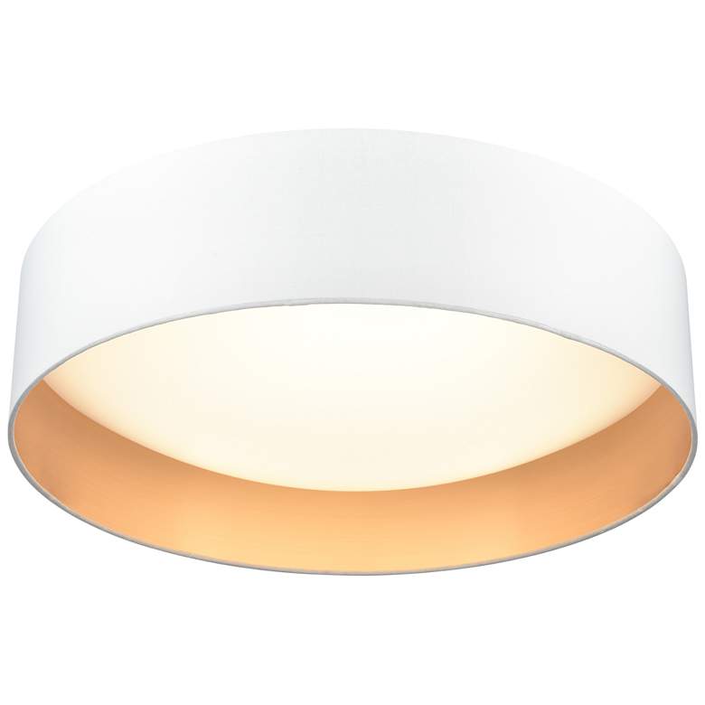 Image 1 Rosata 20" Wide LED Flushmount Light in White