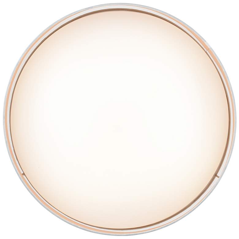 Image 3 Rosata 20" Wide LED Flushmount Light in White more views
