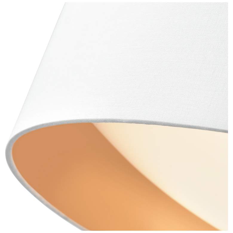 Image 4 Rosata 20" Wide LED Flushmount Light in White more views