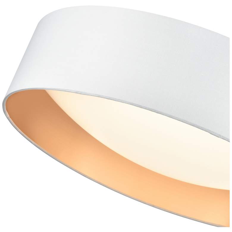 Image 5 Rosata 20" Wide LED Flushmount Light in White more views