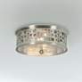 2_Roscoe 11" Wide Satin Nickel Drum Ceiling Light