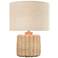 Roscoe 18" High 1-Light Table Lamp - Natural - Includes LED Bulb