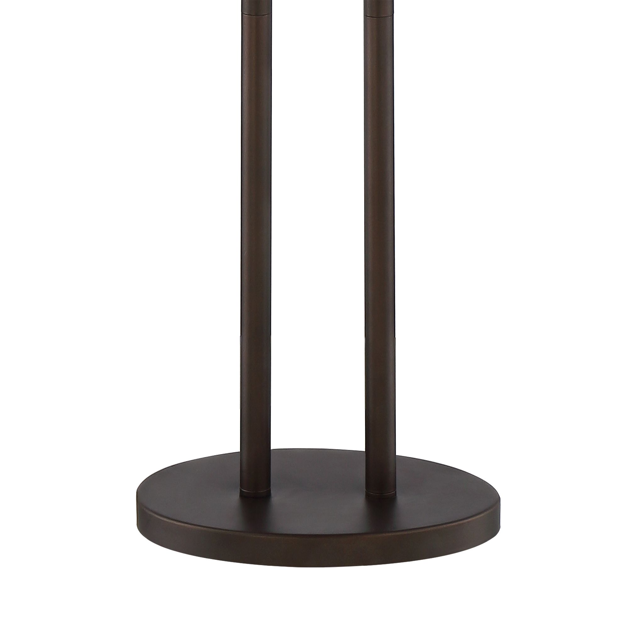 roscoe bronze twin pole floor lamp