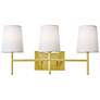 2_Rose 22" Wide 3-Light Satin Brass LED Vanity more views