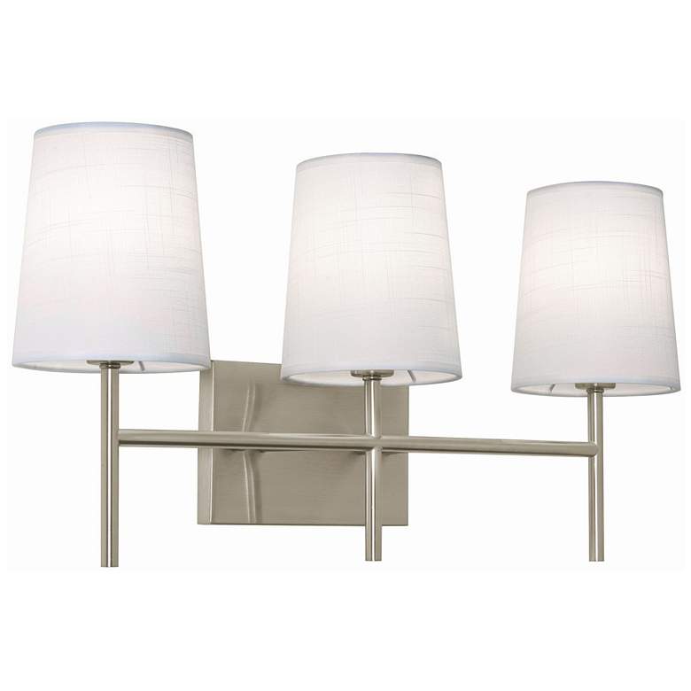 Image 1 Rose 22" Wide 3-Light Satin Nickel LED Vanity