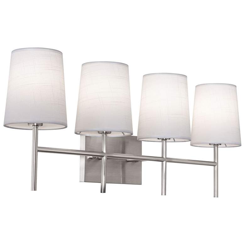 Image 1 Rose 27" Wide 4-Light Satin Nickel LED Vanity