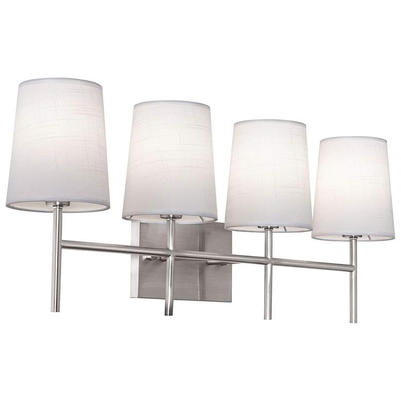 Image 1 Rose 27 inch Wide 4-Light Satin Nickel LED Vanity