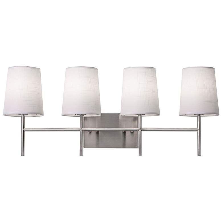 Image 2 Rose 27" Wide 4-Light Satin Nickel LED Vanity more views