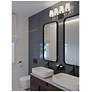 4_Rose 27" Wide Black 4-Light Vanity Bath Light more views