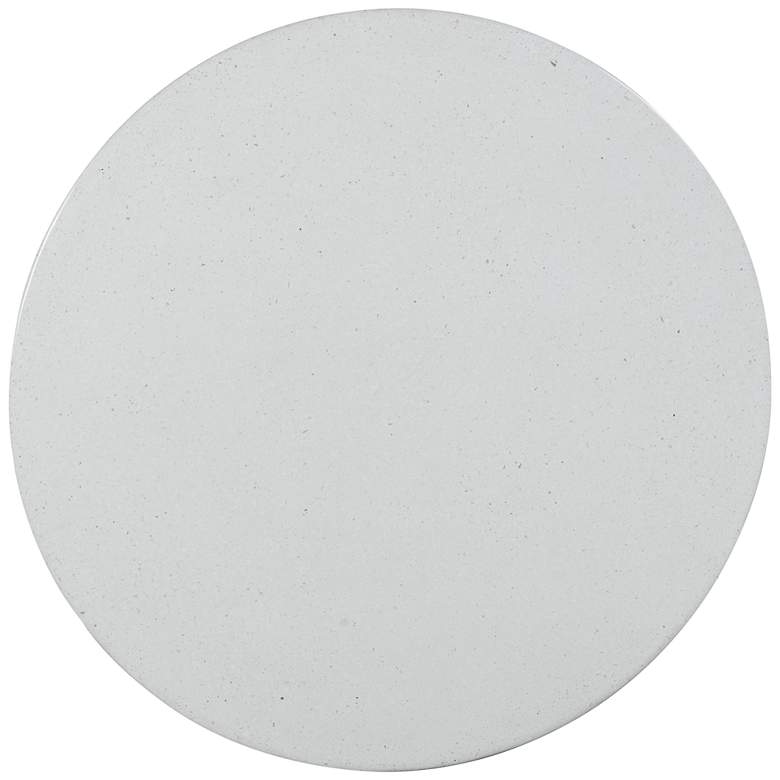 Image 4 Rose 47"W White Terrazzo Terracotta Outdoor Dining Table more views