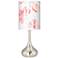 Rose Blush Giclee Droplet Table Lamp