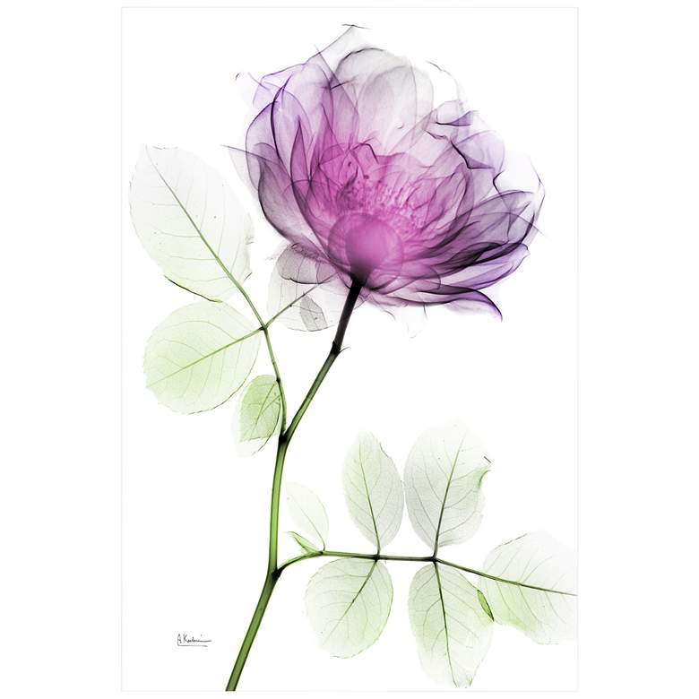 Image 3 Rose Dynasty 1 48" High Free Floating Glass Graphic Wall Art