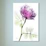 Rose Dynasty 1 48" High Free Floating Glass Graphic Wall Art in scene