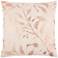 Rose Gold and Natural Foil Branches 20" Square Throw Pillow