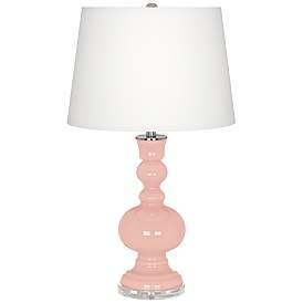 Image2 of Rose Pink Apothecary Table Lamp with Dimmer