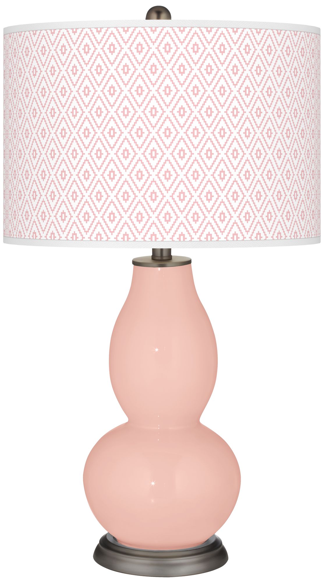 Image Rose Pink Diamonds Double Gourd Table Lamp