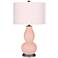 Rose Pink Diamonds Double Gourd Table Lamp