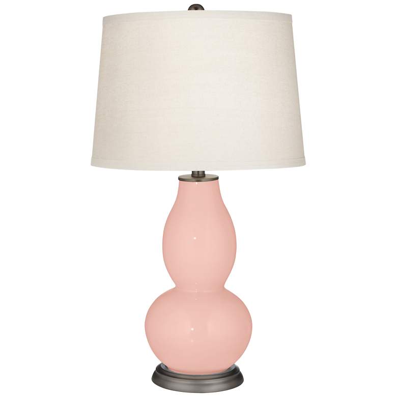 Image 2 Rose Pink Double Gourd Table Lamp