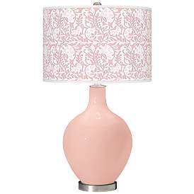 Image1 of Rose Pink Gardenia Ovo Table Lamp