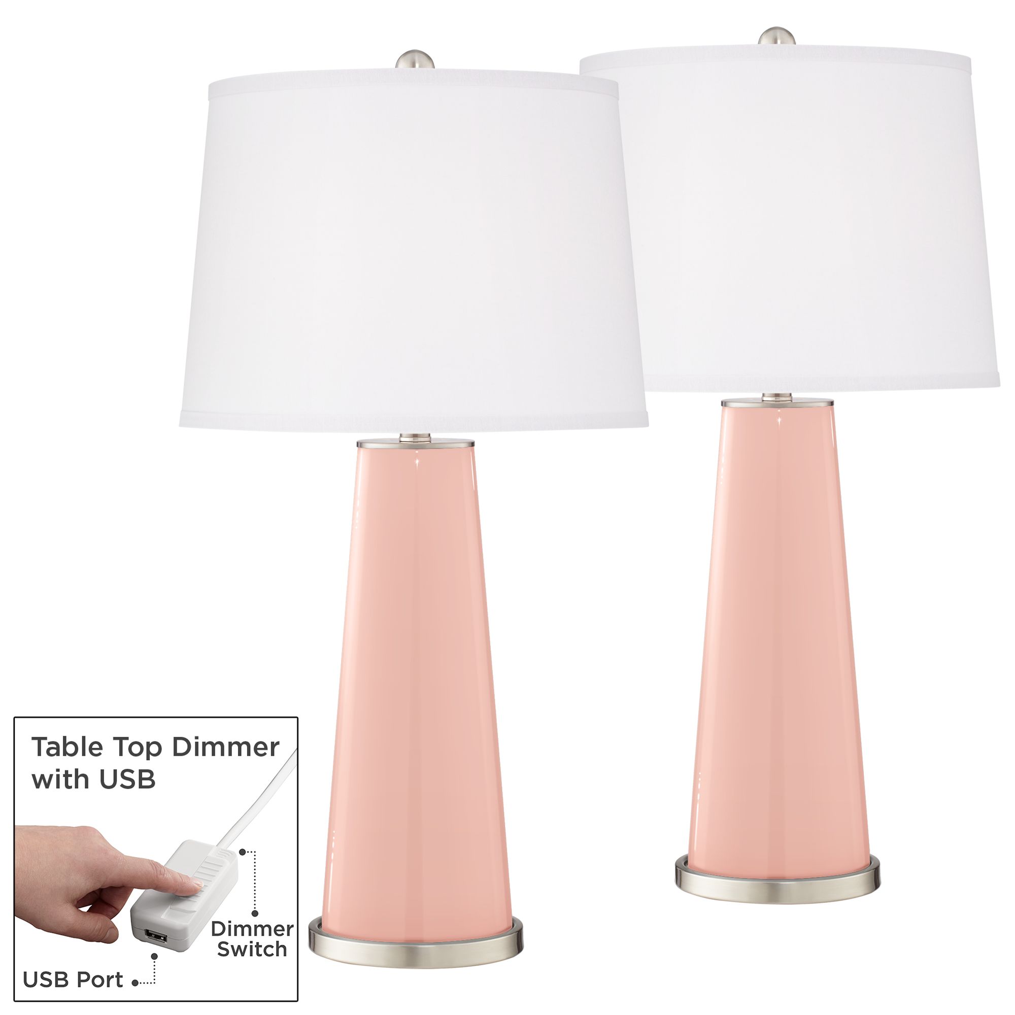 rose pink lamps