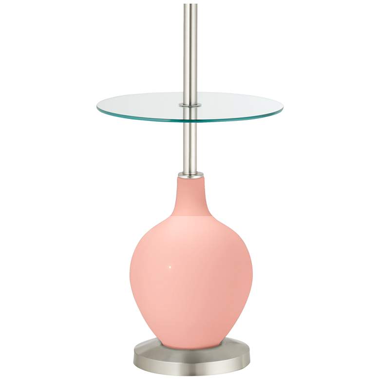 Image 3 Rose Pink Ovo Tray Table Floor Lamp more views