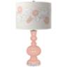 Rose Pink Rose Bouquet Apothecary Table Lamp