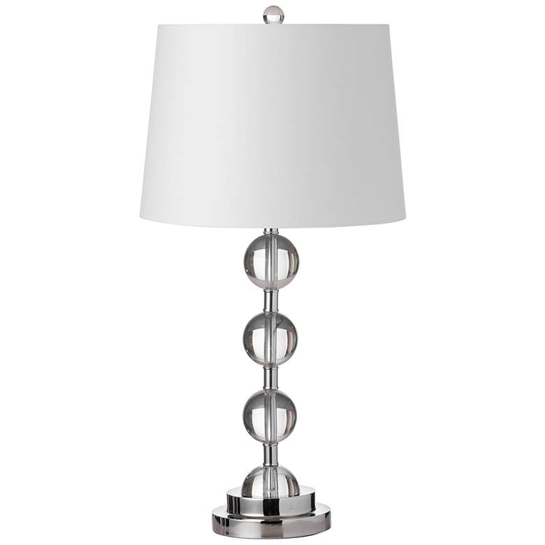 Image 2 Rose Polished Chrome Metal Table Lamp