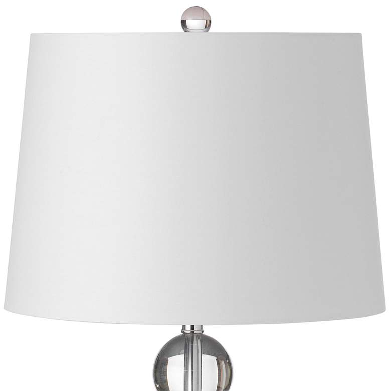 Image 4 Rose Polished Chrome Metal Table Lamp more views