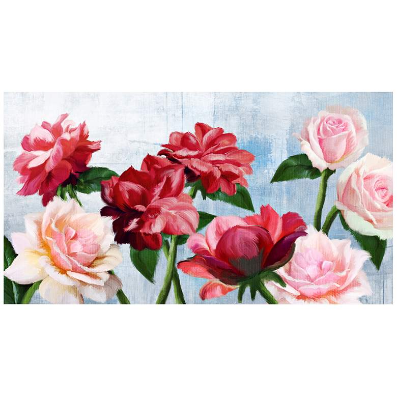Image 1 Rose Serenity 22 inch Wide Gallery Wrapped Canvas Wall Art