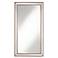 Roseau Palais Bronze 32 1/2" x 59 1/2" Beaded Mirror