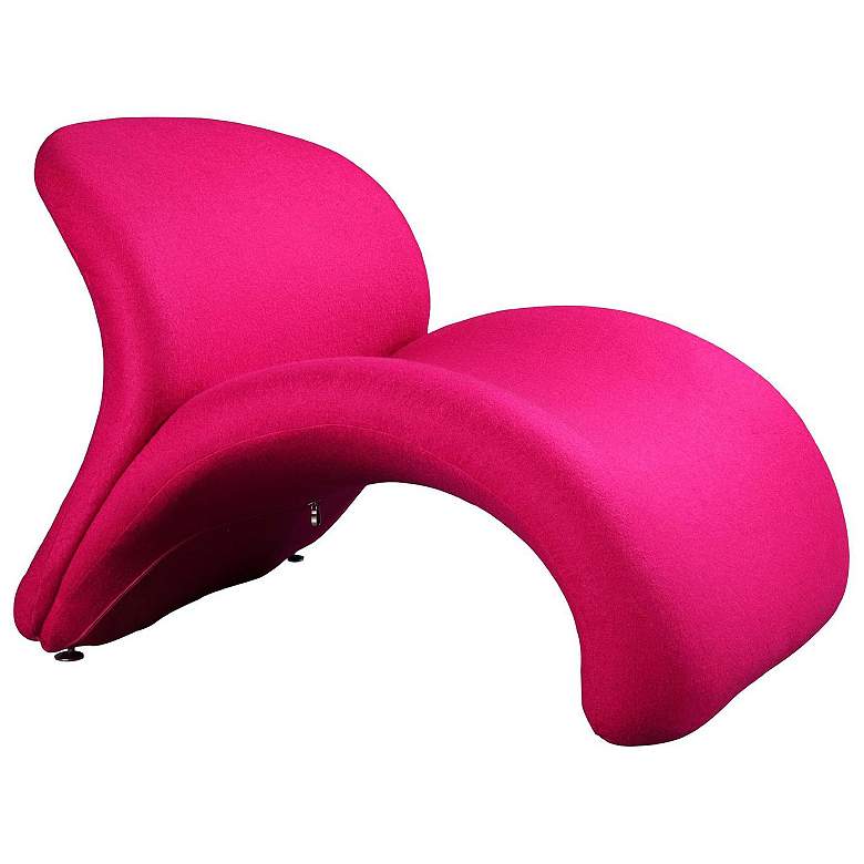 Image 1 Rosebud Accent Chair in Fuchsia