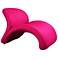 Rosebud Accent Chair in Fuchsia