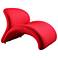 Rosebud Accent Chair in Red
