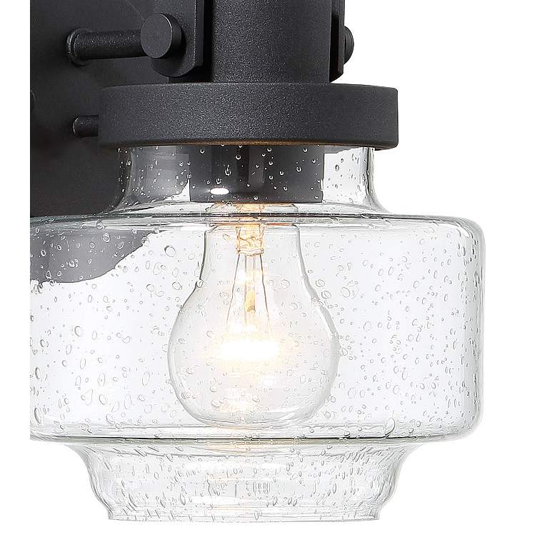 Image 2 Rosecrans 8 1/4" High Sand Black Outdoor Wall Light more views