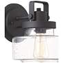 4_Rosecrans 9 3/4" High Sand Black Outdoor Wall Light more views